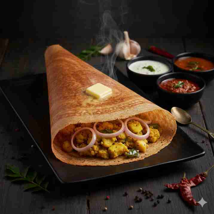 Onion Masala Dosa